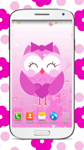 اسکرین شات برنامه Sweet Owl Live Wallpaper 2