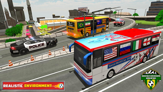 اسکرین شات برنامه Soccer Player & Fan Bus Driver 2