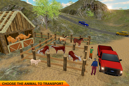 اسکرین شات بازی Farm Animal Transport Truck Simulator. 1
