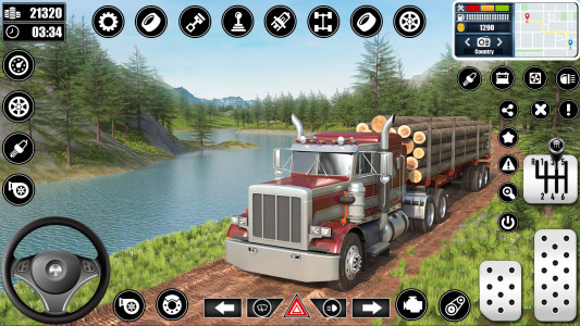 اسکرین شات 6 برنامه Real Truck Parking Games 3D