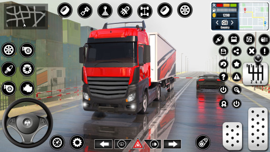 اسکرین شات 7 برنامه Real Truck Parking Games 3D