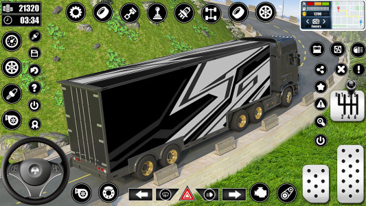 اسکرین شات برنامه Real Truck Parking Games 3D 1