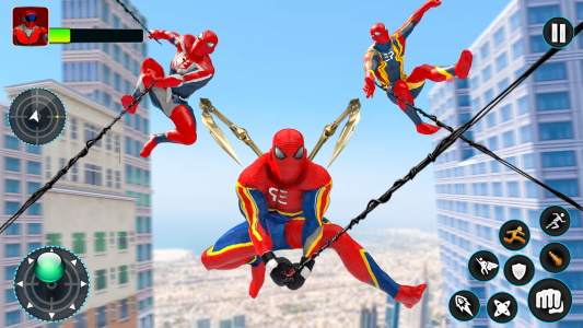 اسکرین شات برنامه Spider Rope Hero Flying Games 7