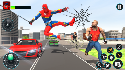 اسکرین شات برنامه Flying Hero Rescue Robot Games 5