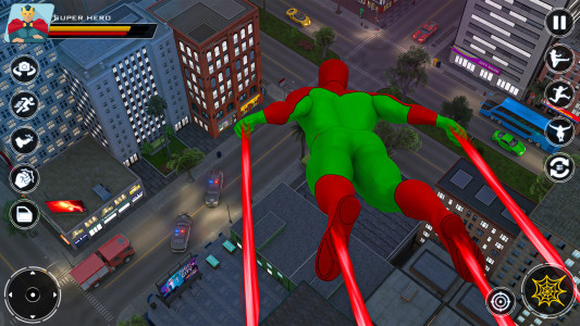 اسکرین شات برنامه Spider Rope Hero Flying Games 8