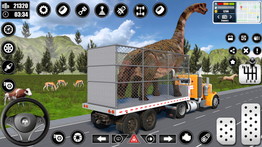 اسکرین شات 8 بازی Dino Transporter Truck Games