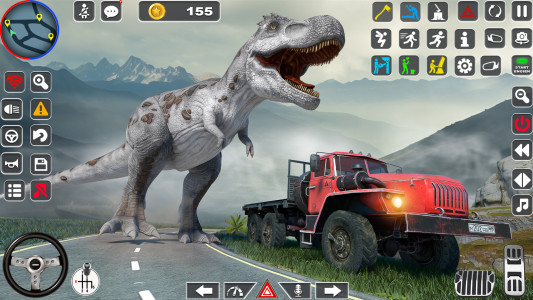 اسکرین شات 2 بازی Dino Transporter Truck Games