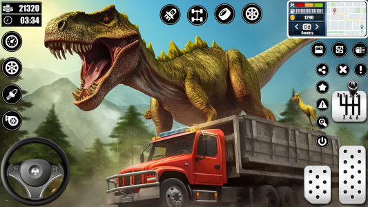 اسکرین شات 5 بازی Dino Transporter Truck Games