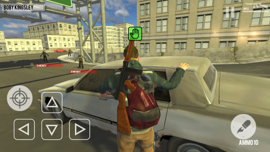 اسکرین شات بازی Zombie Town: Shooting Game 1