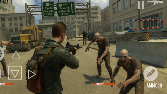 اسکرین شات 1 بازی Zombie Town: Shooting Game