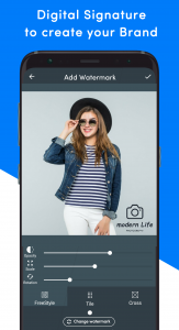 اسکرین شات 3 برنامه Watermark - Watermark Photos