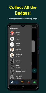 اسکرین شات 2 برنامه No Fap - Quit Addiction