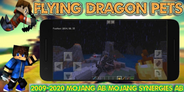 اسکرین شات برنامه Mods Dragon Pets - Flying Dragons 6