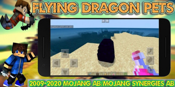 اسکرین شات برنامه Mods Dragon Pets - Flying Dragons 4