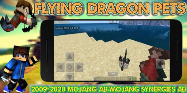 اسکرین شات برنامه Mods Dragon Pets - Flying Dragons 5