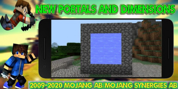 اسکرین شات برنامه Mods Mega Portals - New Dimensions 3
