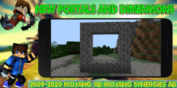 اسکرین شات برنامه Mods Mega Portals - New Dimensions 2