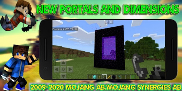 اسکرین شات برنامه Mods Mega Portals - New Dimensions 1