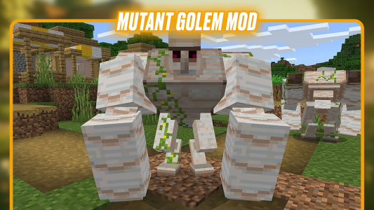 اسکرین شات 1 برنامه Mutant Golem Mod for Minecraft