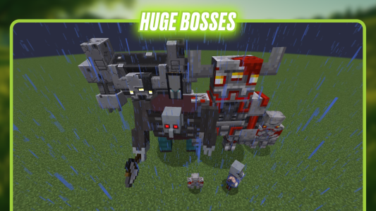 اسکرین شات 2 برنامه Mutant Golem Mod for Minecraft