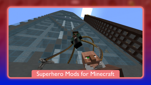 اسکرین شات 1 برنامه Superheroes Minecraft Mod 2025