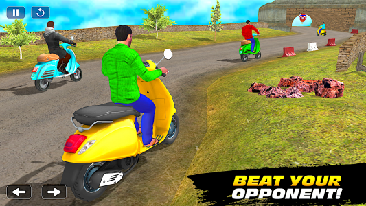 اسکرین شات بازی Indian Bike Games 3D Scooty 1