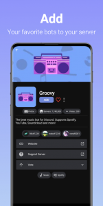 اسکرین شات 2 برنامه Bots for Discord