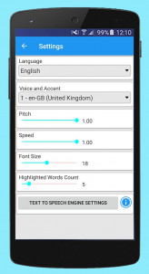 اسکرین شات برنامه Text Voice Text-to-speech, PDF 4