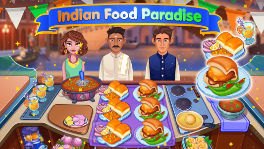 اسکرین شات بازی Indian Cooking Star: Chef Game 1