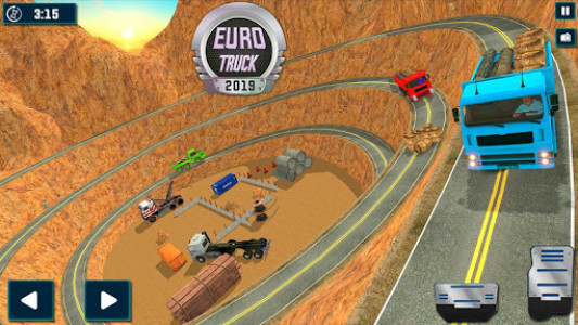 اسکرین شات برنامه Euro Truck Cargo-Driving Simulator 2021 3