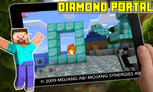اسکرین شات برنامه Mod Diamond Portal for MCPE 1