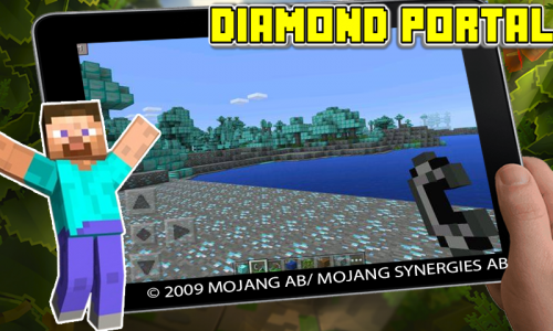 اسکرین شات برنامه Mod Diamond Portal for MCPE 3