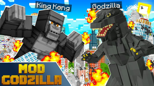 اسکرین شات برنامه Godzilla Mods for Minecraft PE 4