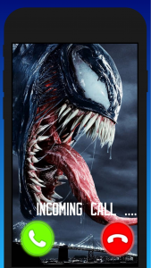اسکرین شات برنامه Venom Scary Video Call Prank - Superhero 3