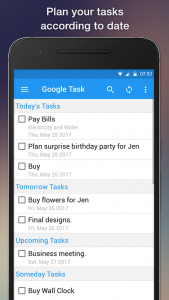 اسکرین شات 1 برنامه To do list : List, Calendar, R