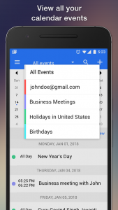 اسکرین شات 4 برنامه To do list : List, Calendar, R
