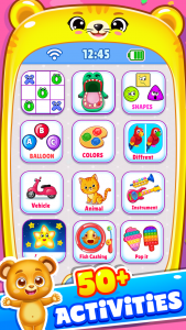 اسکرین شات بازی Baby Phone: Toddler Games 1