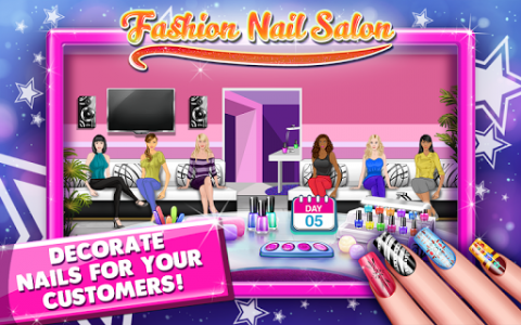اسکرین شات بازی Fashion Nail Dress Up Salon 7
