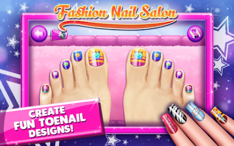 اسکرین شات بازی Fashion Nail Dress Up Salon 4