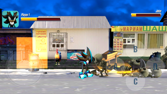 اسکرین شات بازی Dark Hedgehog Fight fast blue 3