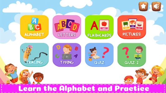 اسکرین شات برنامه ABC Alphabet Learning for Kids 1