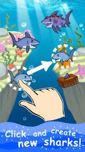 اسکرین شات بازی Angry Shark Evolution - fun craft cash tap clicker 2