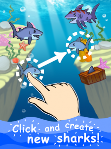 اسکرین شات بازی Angry Shark Evolution - fun craft cash tap clicker 6