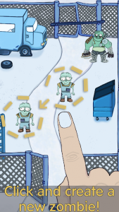 اسکرین شات بازی Monsters Zombie Evolution - clicker tap free game 1