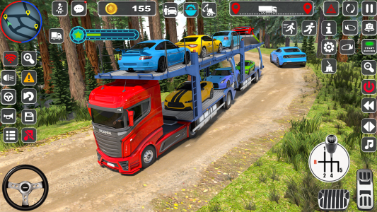 اسکرین شات 3 بازی Car Transporter Truck Games 3D