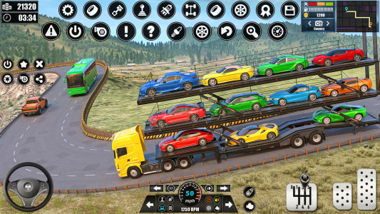 اسکرین شات بازی Car Transporter Truck Games 3D 1