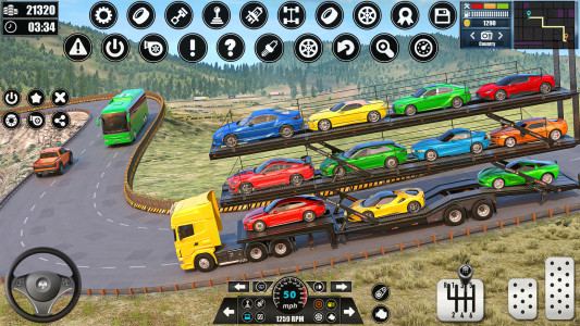 اسکرین شات 1 بازی Car Transporter Truck Games 3D