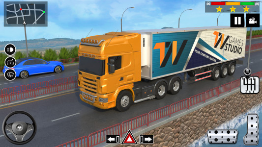 اسکرین شات 5 بازی Car Transporter Truck Games 3D