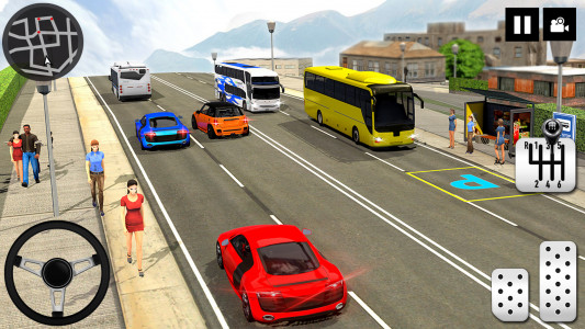 اسکرین شات بازی Coach Bus Driving - Bus Games 5