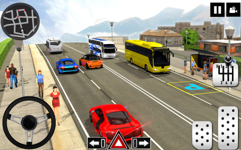 اسکرین شات بازی Coach Bus Driving - Bus Games 3